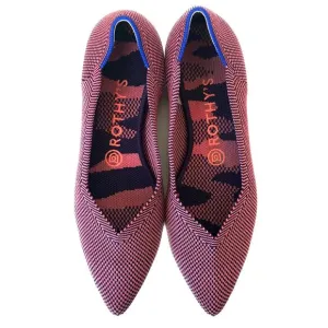 Rothy’s Rose Double Stitch Pointed Toe Flats Size 7.5
