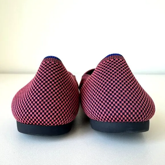 Rothy’s Rose Double Stitch Pointed Toe Flats Size 7.5