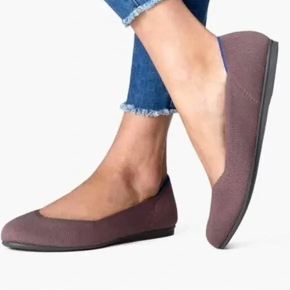 ROTHY’S The Flat in Mink Retired Round Toe Flats