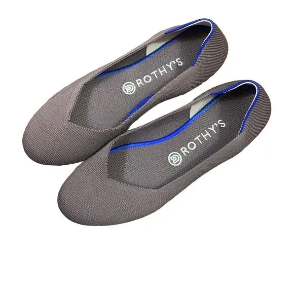ROTHY’S The Flat in Mink Retired Round Toe Flats