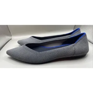 Rothys The Point Cloud Birdseye Pointed Ballet Flat Shoes Womens 8.5 China