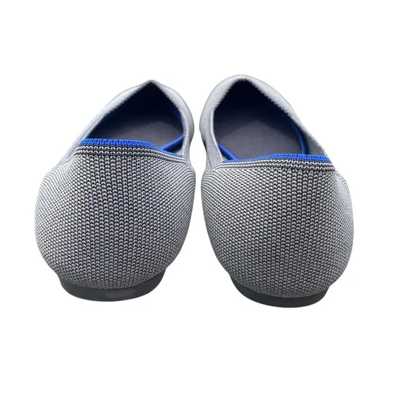 Rothy’s The Point cloud slip-on flats knit grey women’s 11
