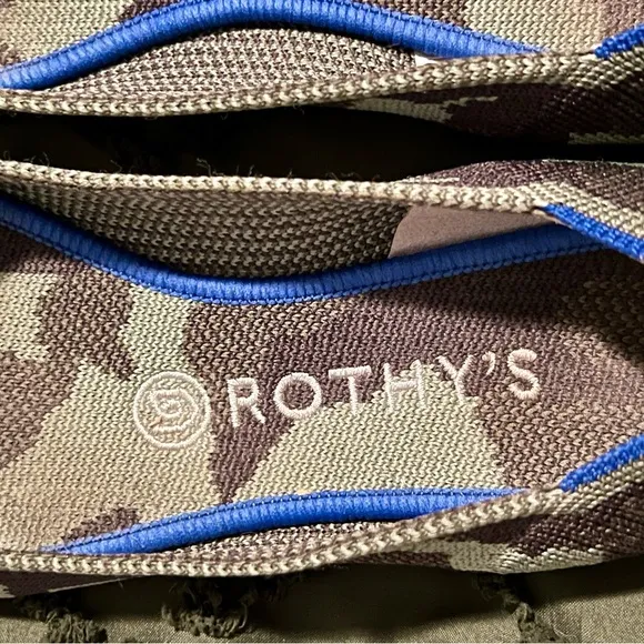 Rothy’s The Point Flats – Camo Print – Size 9