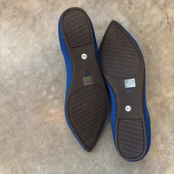 Rothy’s The Point Flats – Lazuli Blue, Size 10.5, EUC