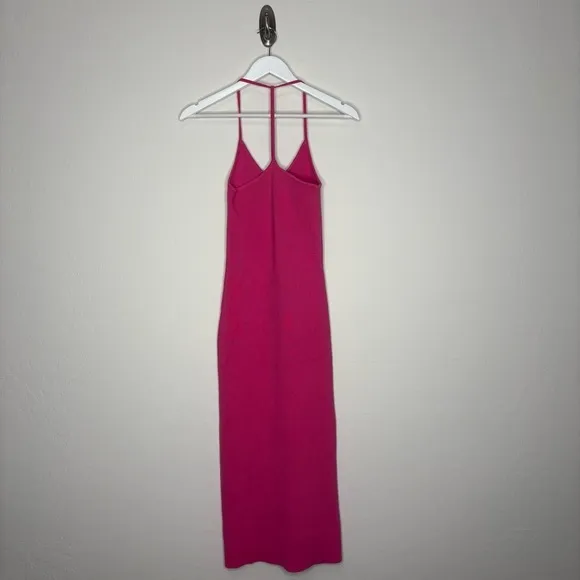 Sablyn Bennet Dress in Pink Pepper Sleeveless Midi Size Small