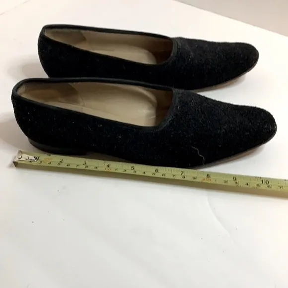 Salvatore Ferragamo Womens Square Toe Slip On Ballet Flats Driving Loafers 7.5