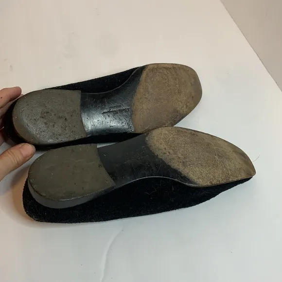 Salvatore Ferragamo Womens Square Toe Slip On Ballet Flats Driving Loafers 7.5