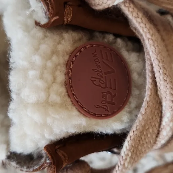 Sam Edelman Brown and Cream Patterned Boots
