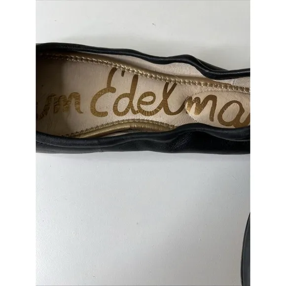Sam Edelman Felicia Ballet Flats Black Ballerina Slip On Preppy Classic Casual 8