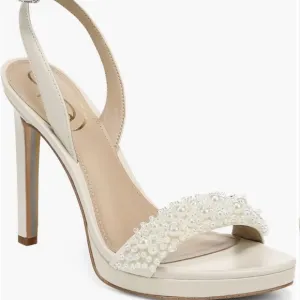 Sam Edelman  Rhinestone Ankle Strap Sandal  9.5M