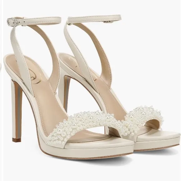 Sam Edelman  Rhinestone Ankle Strap Sandal  9.5M