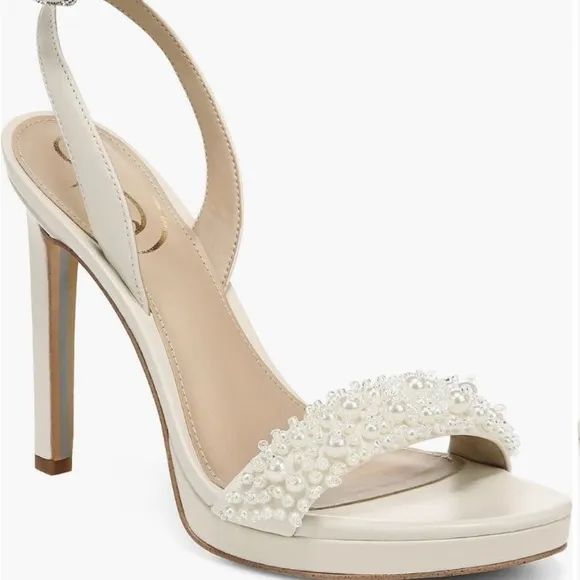 Sam Edelman  Rhinestone Ankle Strap Sandal  9.5M