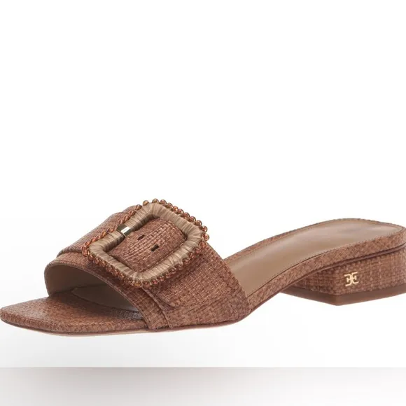 Sam Edelman Women's Tan Deacon Bead Sandals Size 5.5