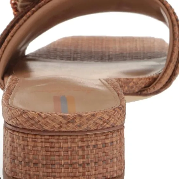 Sam Edelman Women's Tan Deacon Bead Sandals Size 5.5