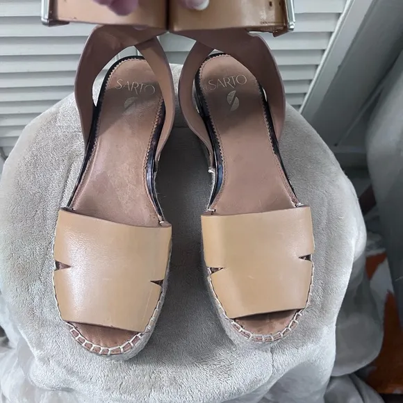 SARTO By Franco Sarto Tan Espadrille Shoes