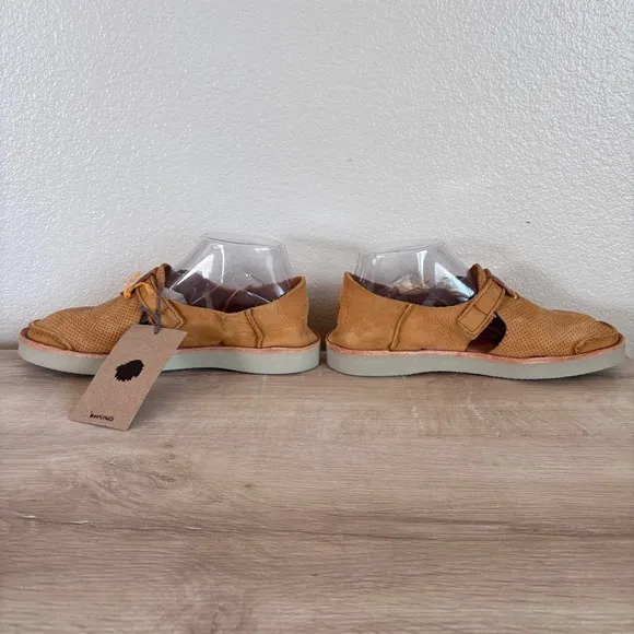 Satorisan Benirras Perforated Marnie Brown Suede Shoes Size 7, EUR 38