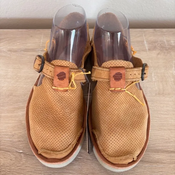 Satorisan Benirras Perforated Marnie Brown Suede Shoes Size 7, EUR 38