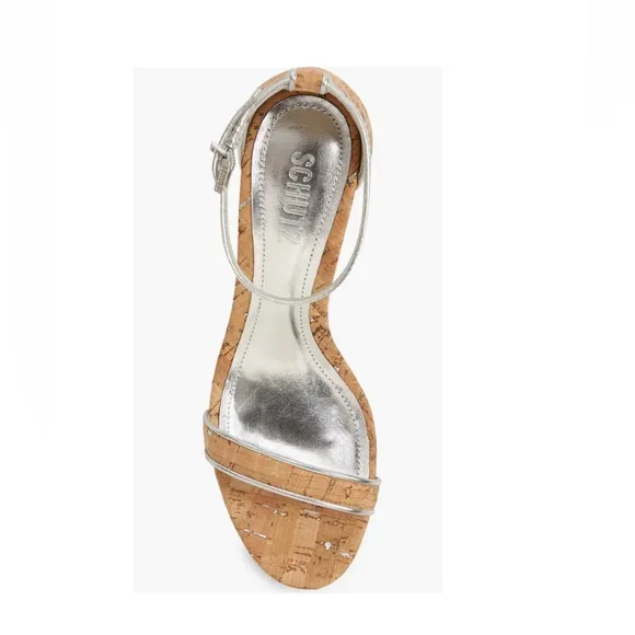 Schutz Cadey Lee Ankle Strap Ankle Strap Sandals Natural /  Leather  Women's 6.5
