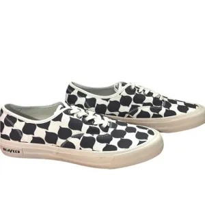 SeaVees Black and White Cow Print Sneakers