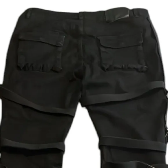 Serenede Size 36 Black Bondage Pants