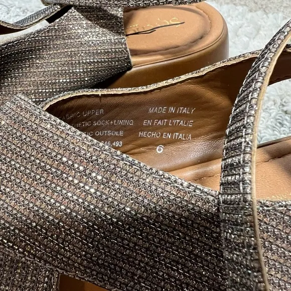 Seychelles Brown Textured Slingback Sandals
