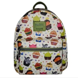 Shrek Loungefly Mini Backpack Cupcake Fiona Donkey Green White Fiona Donkey