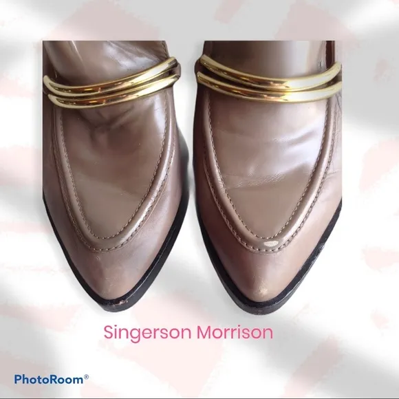 SIGERSON MORRISON Savana Leather Loafers