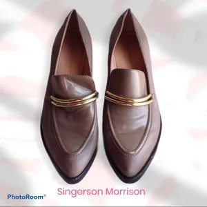 SIGERSON MORRISON Savana Leather Loafers
