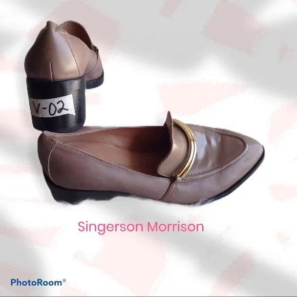 SIGERSON MORRISON Savana Leather Loafers