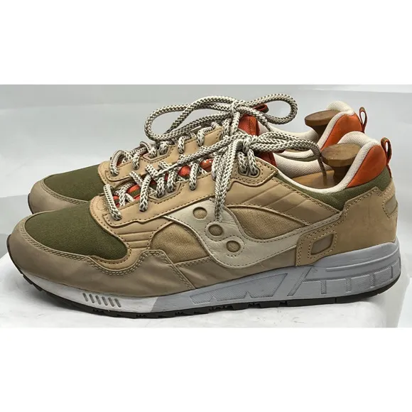 Size 12 - Saucony Shadow 5000 Outdoor Low Khaki Orange
