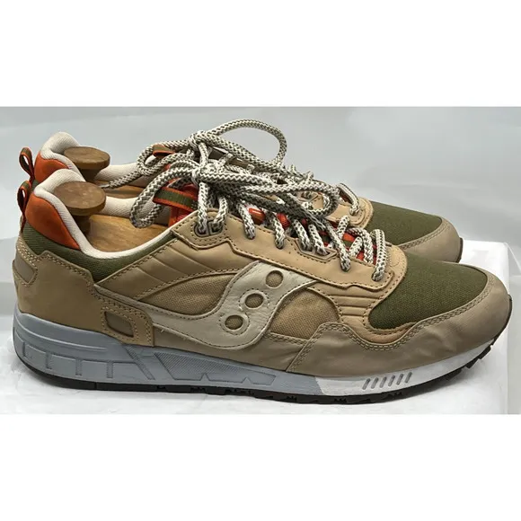 Size 12 - Saucony Shadow 5000 Outdoor Low Khaki Orange