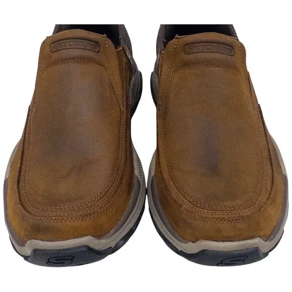 Skechers Respected Elgin Hands Free Slip Ins  Loafers Men's Size 10.5 Brown