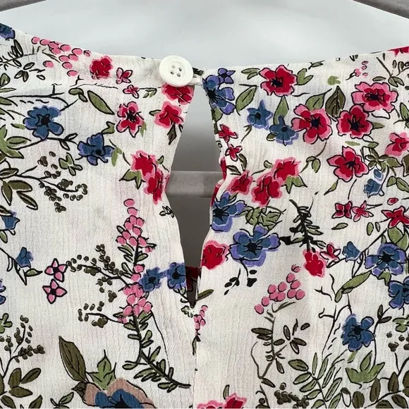 Sokie Collective NWT Peek-a-Boo Dress in White Floral size XL