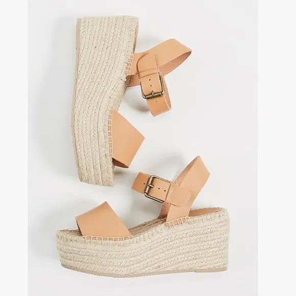 Soludos Women's Madewell Minorca High Platform Espadrille Wedge Sandal