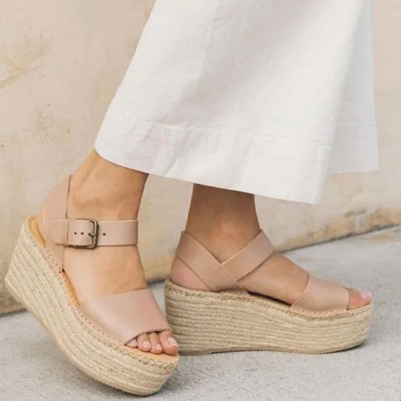 Soludos Women's Madewell Minorca High Platform Espadrille Wedge Sandal