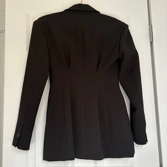 Something Navy Waist Emphasis 2-button Blazer