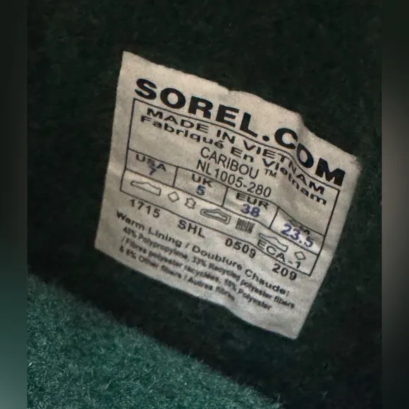 SOREL Caribou fleece-trimmed nubuck and rubber snow boots