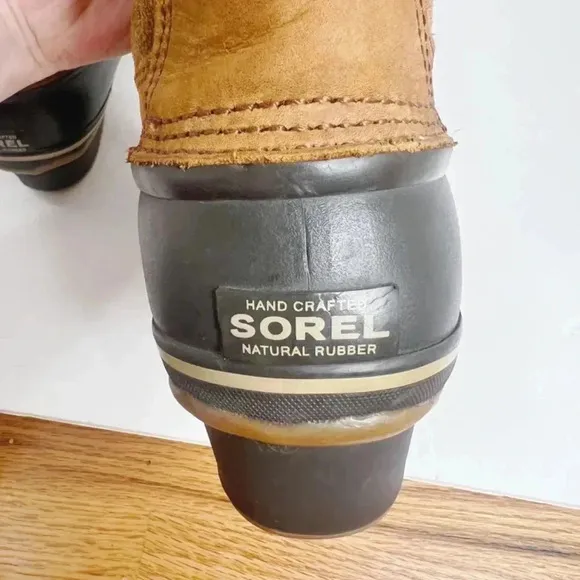 Sorel Fancy Lace II Boots in Elk Grizzly Bear Women's Snow Winter Boots Size 9