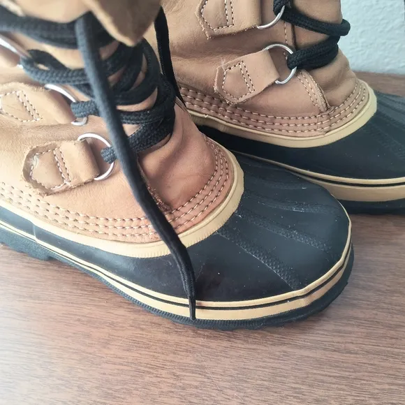 Sorel Kaufman Caribou Winter Boots WOS 5 Made In Canada