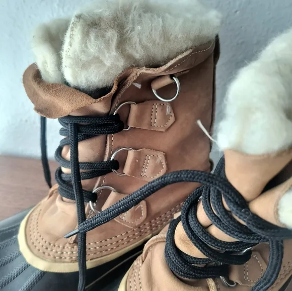 Sorel Kaufman Caribou Winter Boots WOS 5 Made In Canada