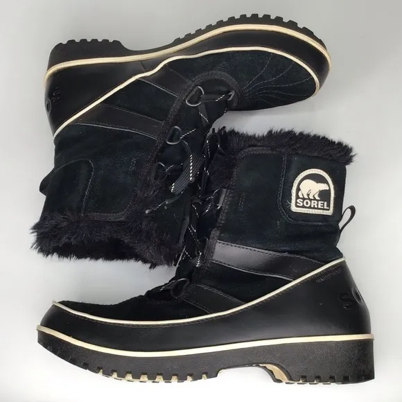 Sorel Tivoli II Boots in Black Size 10.