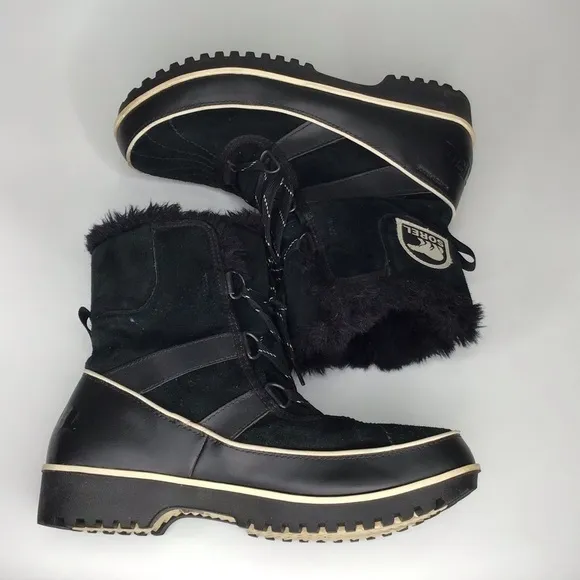 Sorel Tivoli II Boots in Black Size 10.