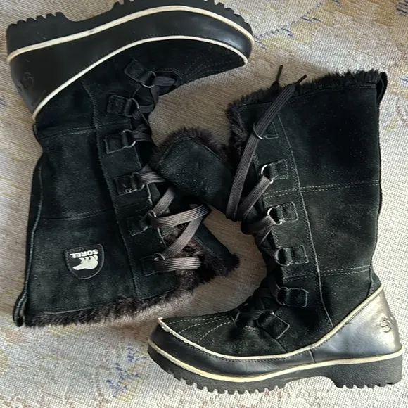 Sorel TIVOLI Suede Water Resistant Boots Size 7.5