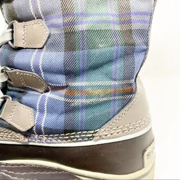 Sorel Womens Trivoli Tall Waterprood Fleece Lined Snow Boots Size 6.5