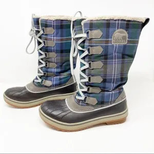 Sorel Womens Trivoli Tall Waterprood Fleece Lined Snow Boots Size 6.5