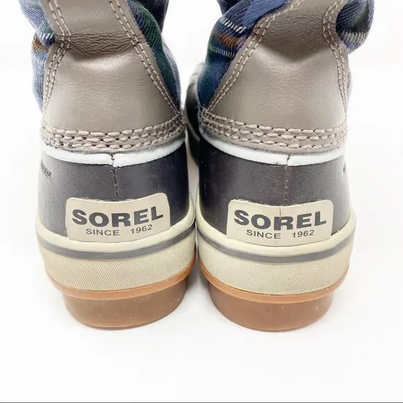 Sorel Womens Trivoli Tall Waterprood Fleece Lined Snow Boots Size 6.5