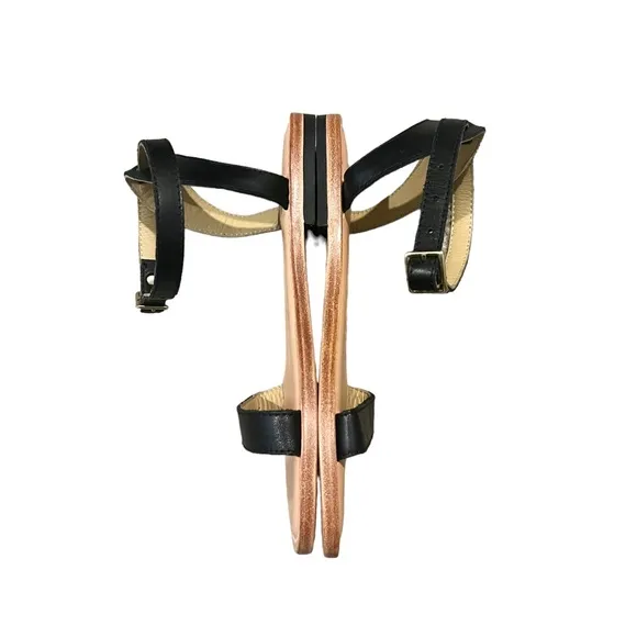 Southern Polished Birmingham Sandals in Black