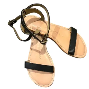 Southern Polished Birmingham Sandals in Black