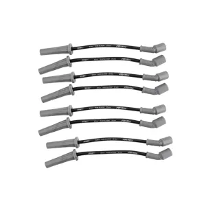 Spark Plug Wire Set - Firewire - Spiral Core - 8.5 mm - Black - Straight Plug Boots - Factory Style Boots / Terminals - GM LS-Series - Kit
