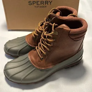 Sperry Duck Boots Mens 9.5 Brown Avenue